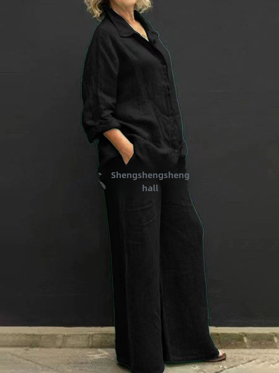 2024 Nuove esplosioni di colori Commercio estero Nuova camicia da donna Abito casual urbano Abito indipendente Stazione donna_voghion.com
