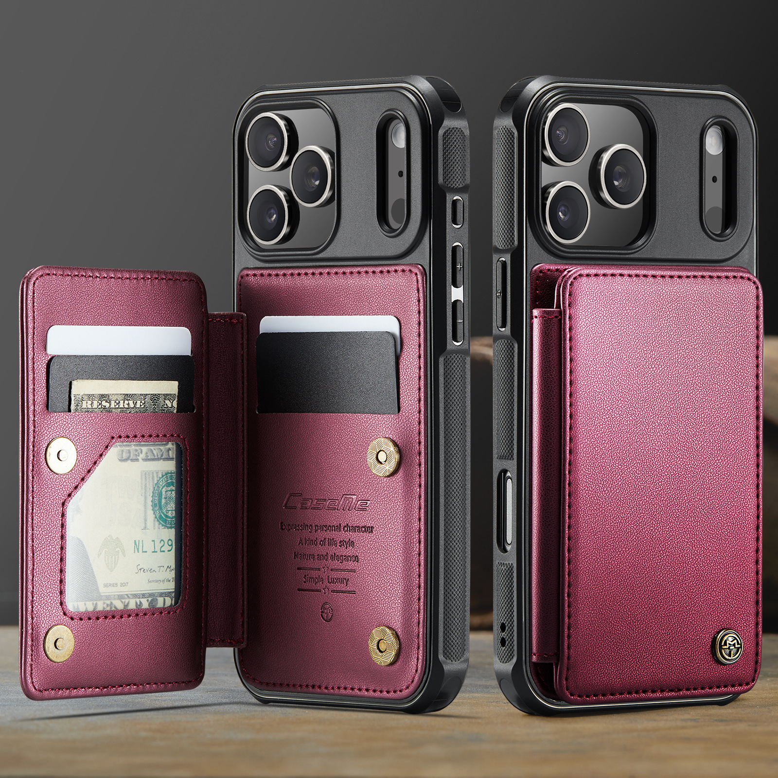 Suitable For IPhone 17 Max Phone Case, 16 Plus With Slot, 15/14 Pro Anti-drop, 13/12 Card Holder_voghion.com