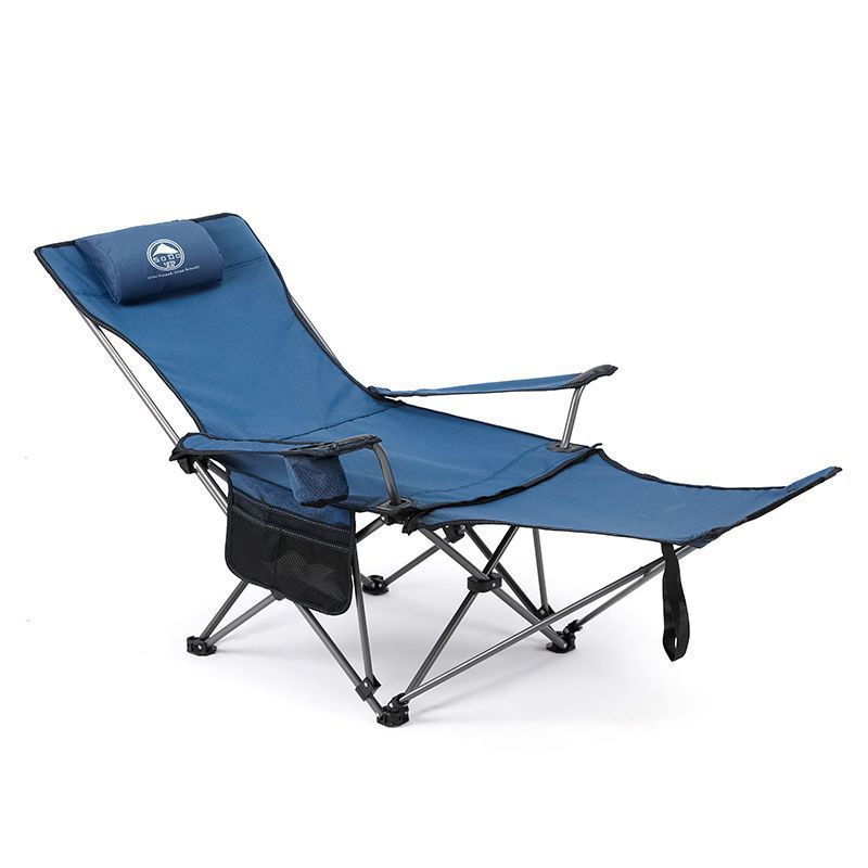 Outdoor Folding Chair Camping Portable Beach Small Bench with Backrest Fishing Chair Folding Bed Office Lunch Break Spring Melting