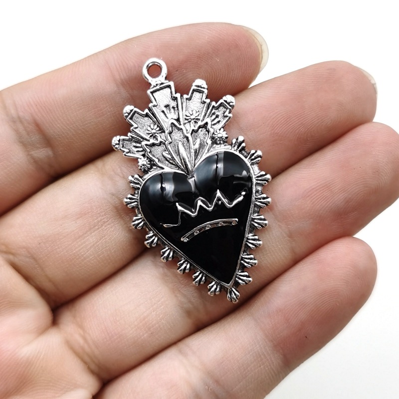 Gold Plated Plating Material 1 Piece Zinc Alloy Gold Plated Heart Shape Pendant