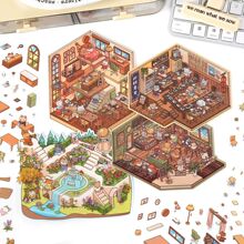 Infeel.Me����Ӫҵ�еڶ���ϵ��3D�����쾰��ֽ����diy����װ����