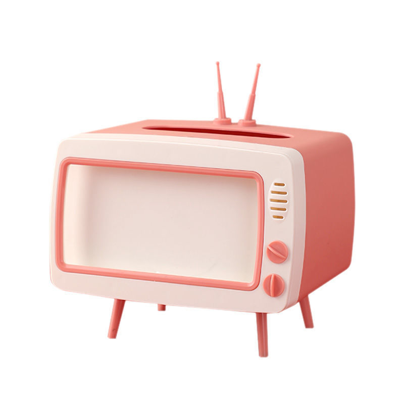 Caja de pañuelos para el hogar sala de estar mesa de café TV soporte para teléfono móvil Nórdico creativo lindo simple caja de pañuelos de almacenamiento