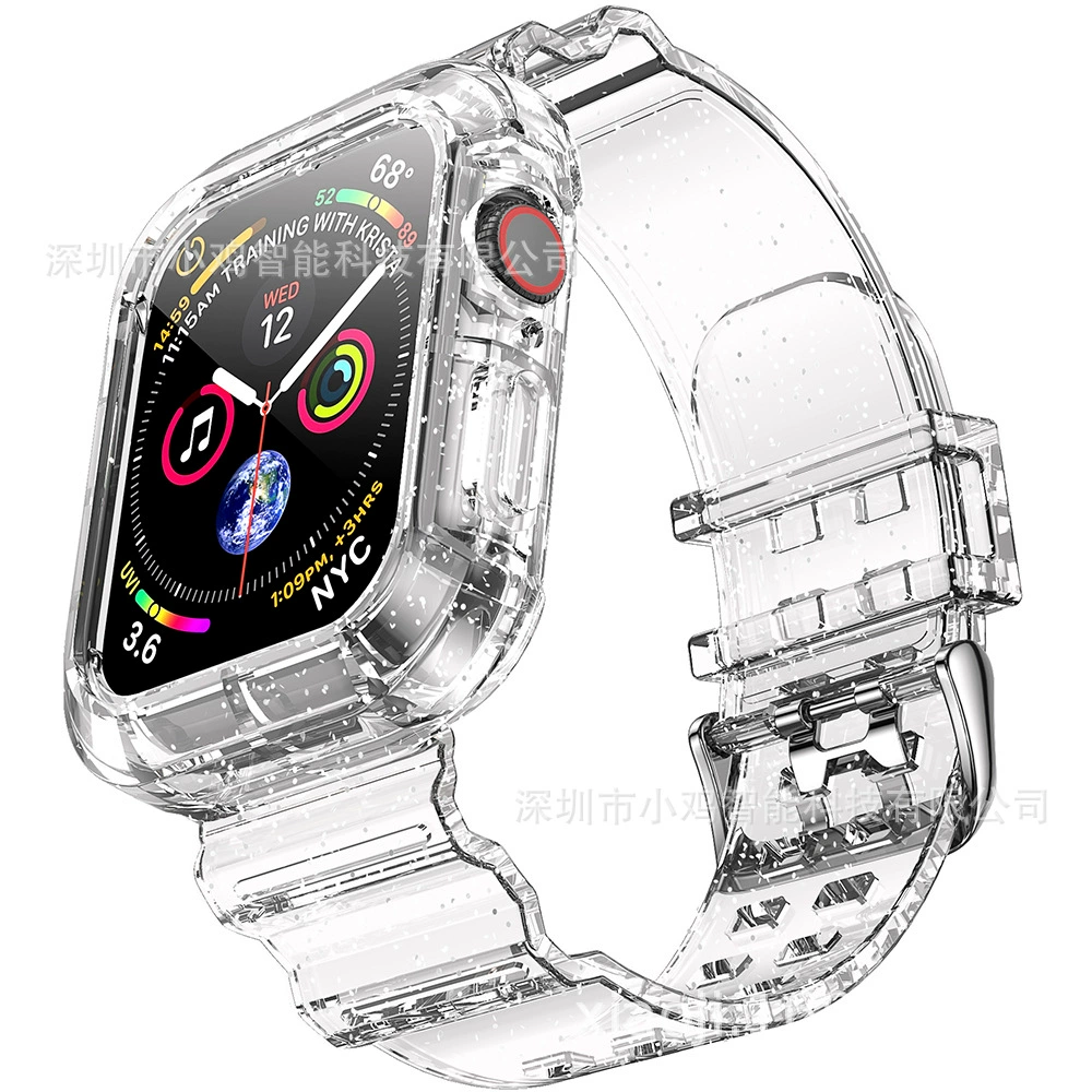 Apple, прозрачный ремешок для часов, браслет
