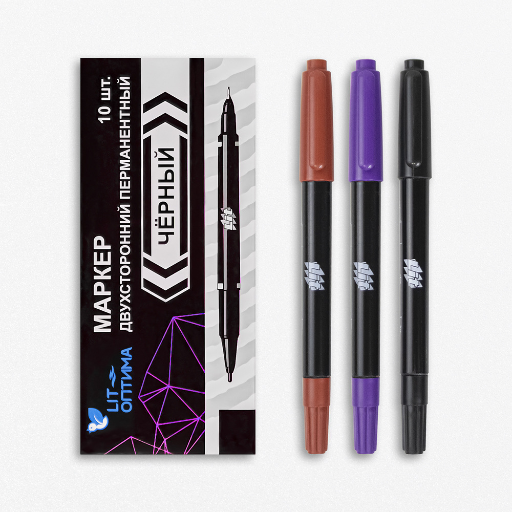 Gancho de la pluma pequeño marcador de doble cabeza a base de agua pintura de los niños a base de agua de la pluma de gancho pequeño marcador de dos cabezas