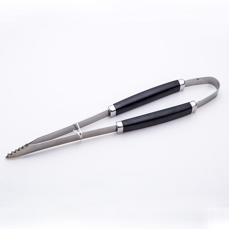 [Fuente de fábrica] de acero inoxidable PP mango de plástico parrilla traje pala clip cepillo 3-piece set BBQ herramienta de combinación