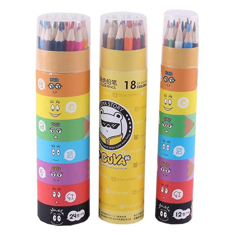 1 color lápiz pintura aceitosa lápiz estudiante kindergarten suministros de arte 24 colores 36