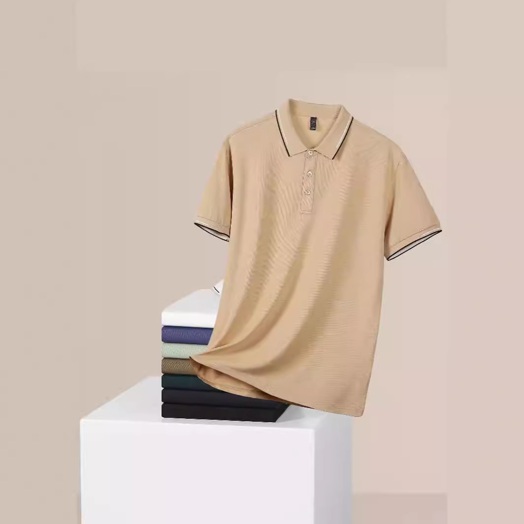 Camisas de polo uniformes de clase de estudiantes ropa de trabajo personalizada impresión LOGO verano solapa camisa de grupo de mangas cortas bordado diy