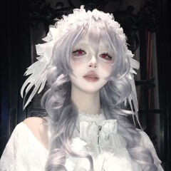 ダークゴシックスタイルレースリボンヘッドバンド女性ロリータハイエンド翼頭飾り天使のヘアアクセサリー