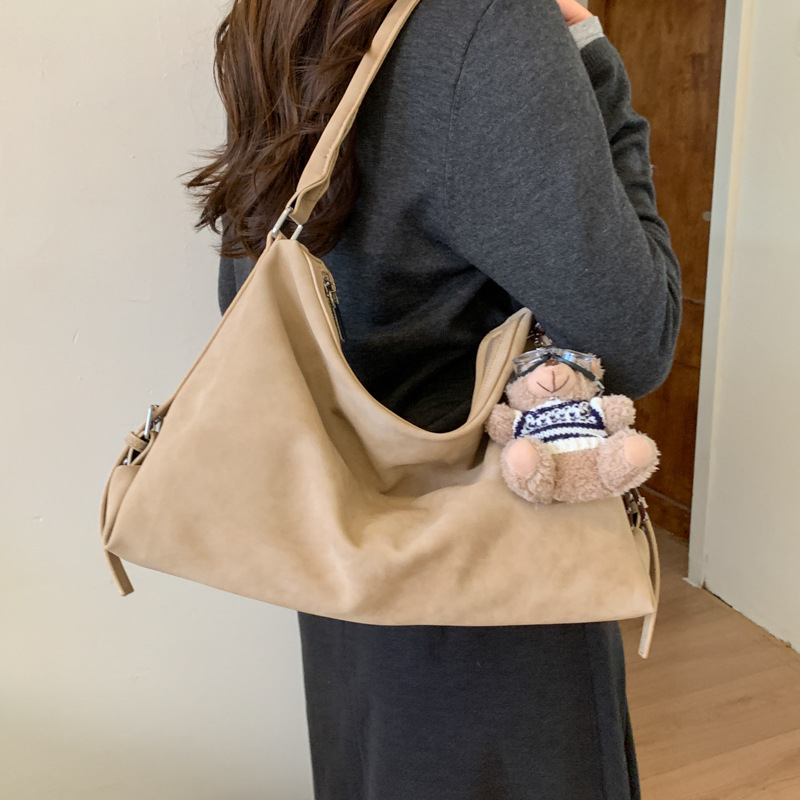 Bolsa de brazo de moda transfronteriza para mujeres 2025, otoño y invierno, nueva bolsa de hombro retro, bolsa de viaje múltiple, moda