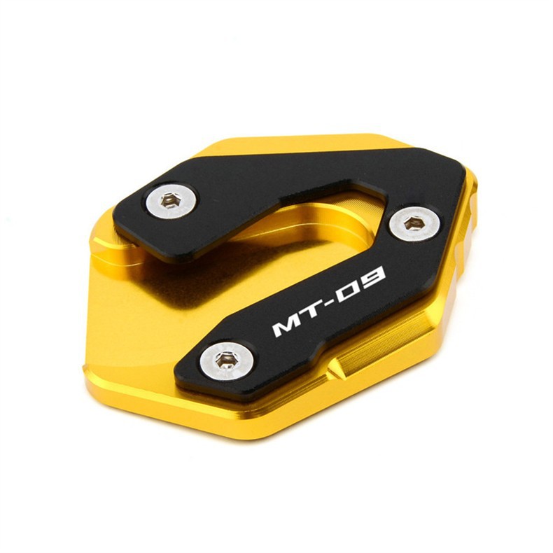 Suitable for Yamaha Mt09 13-20 Model Years, Modified Small Kickstand, Enlarged Side Stand Base, Widened Anti-Slip Seat