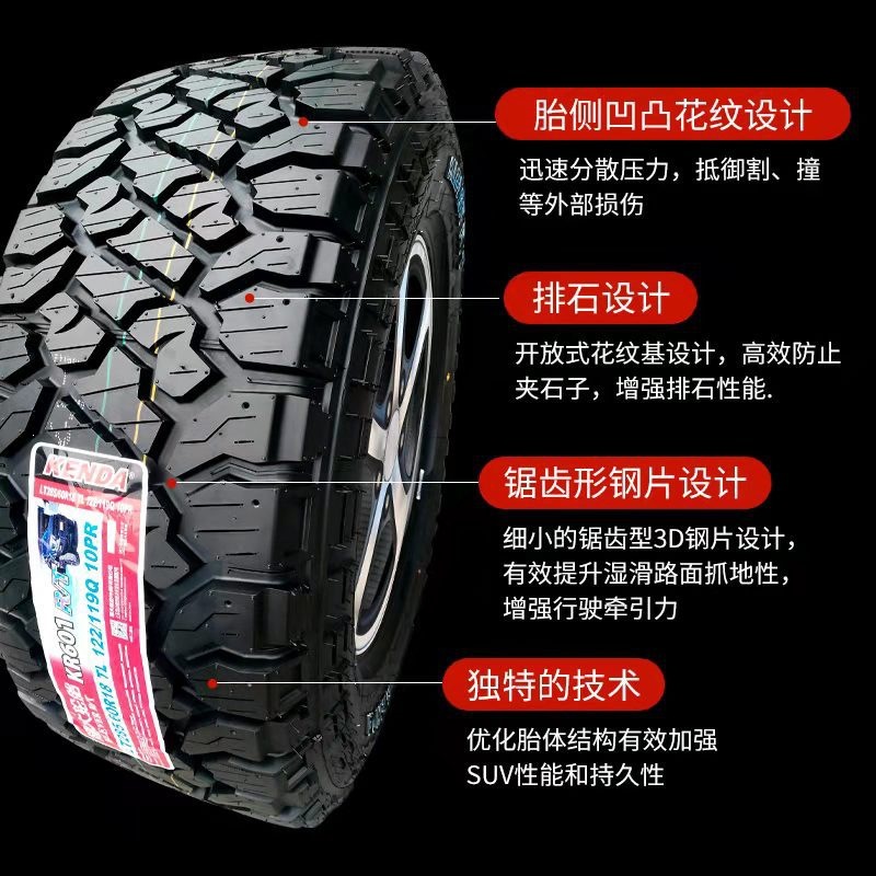 Knight Pickup at Off-Road Tires 215/225/235/245/255/65 70 75R15 16 17 18