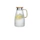 Household borosilicate glass cold white water bottle suit large capacity lemon pot transparent hammered glass cold water bottle