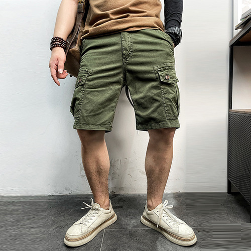 Men's shorts summer trend quarter overalls loose straight outdoor trend handsome wholesale cross-border cross-border