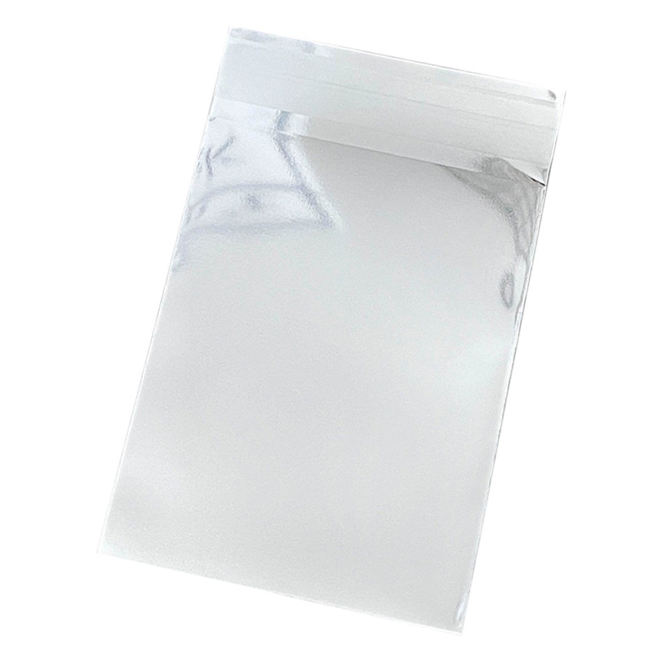 Bolsa autoadhesiva de plata bolsa de embalaje de tarjeta ins Fengdou estrella foto mano cuenta regalo bolsa de autosellado al por mayor