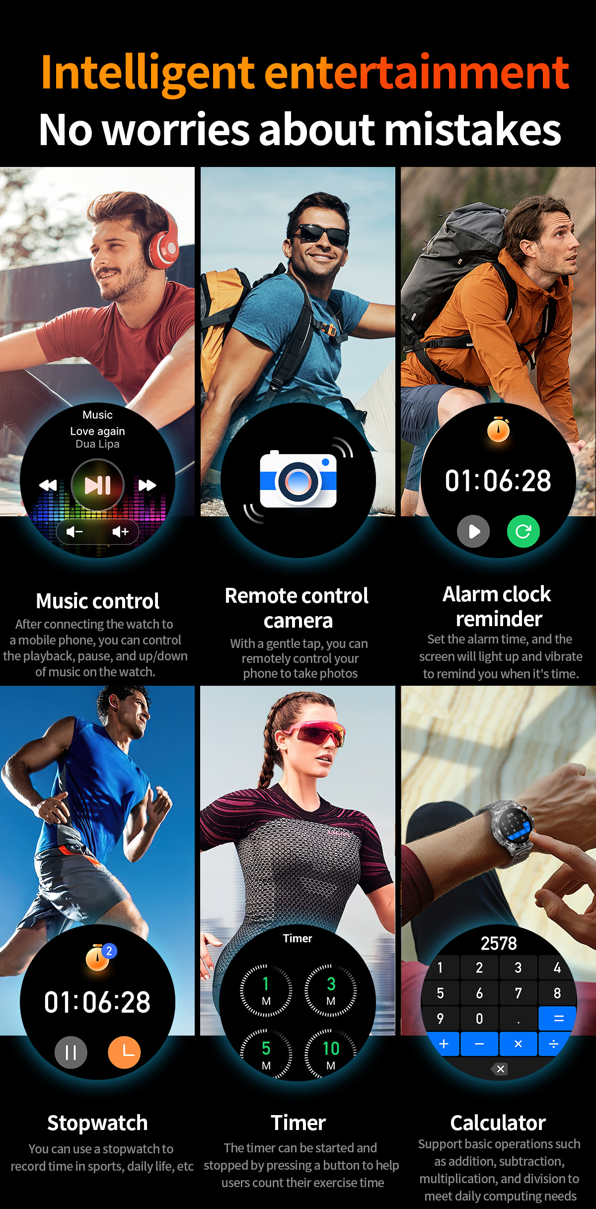 Smartwatch Für Herren Mit Bluetooth-anruf Und Herzfrequenzmesser_voghion.com
