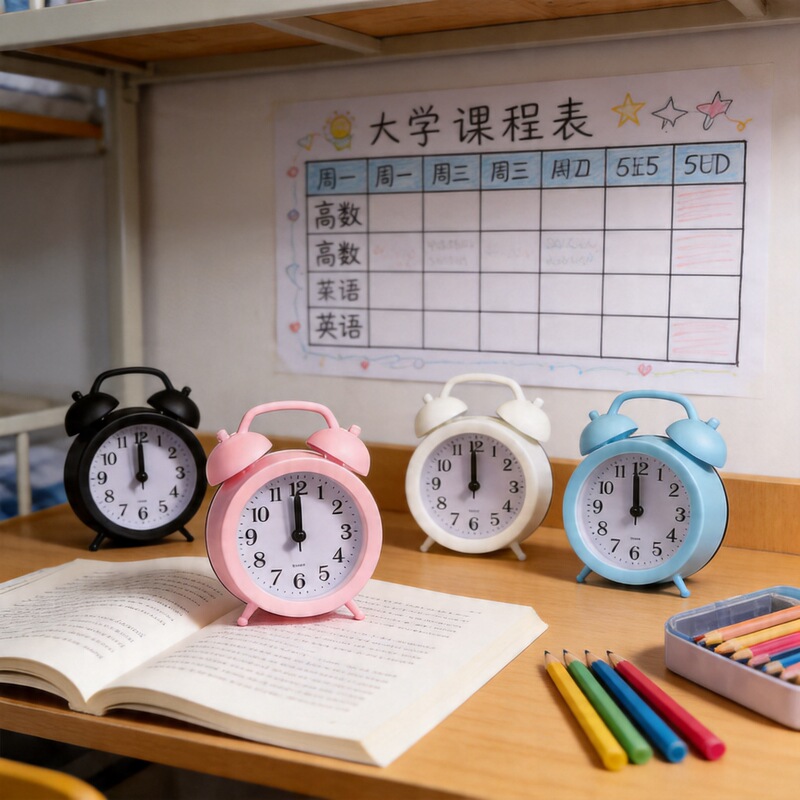 Creative Cartoon Alarm Clock, Bedroom Bedside Small Alarm Clock, Smart Living Room Plastic Clock, Student-Specific Decorative Small Desk Clock Creative Cartoon Alarm Clock, Bedroom Bedside Small Alarm Clock, Smart Living Room Plastic Clock, Student-Specific Decorative Small Desk Clock
