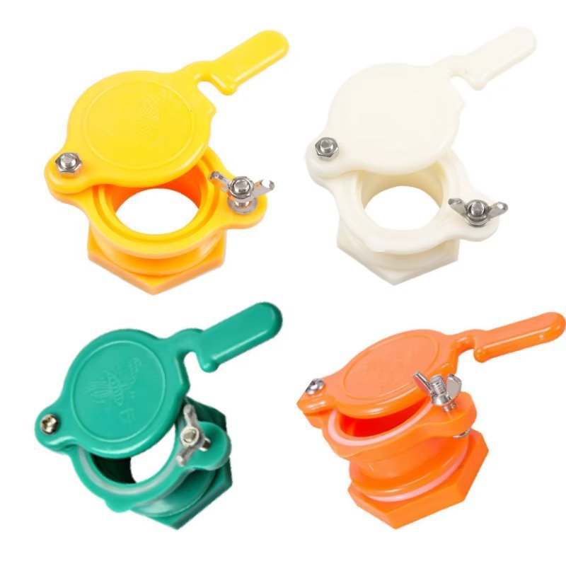 批发塑料摇蜜机流蜜口 蜂蜜桶出蜜口 食品级ABS甩蜜机流蜜阀门