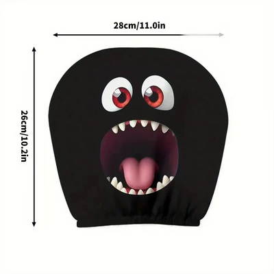 Universal seat cover: Car Pillowcase Elastic Printed - 08-double-sided-printing-1pc-26cm28cm