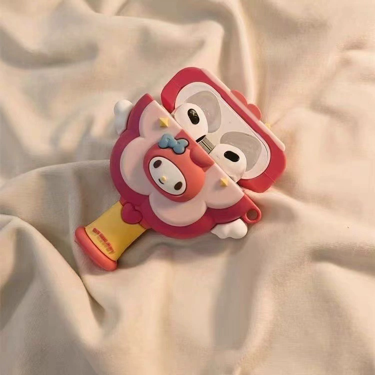Apple, creative cartoon wireless headphones, compatible cute silicone protective case, bluetooth, pro2
