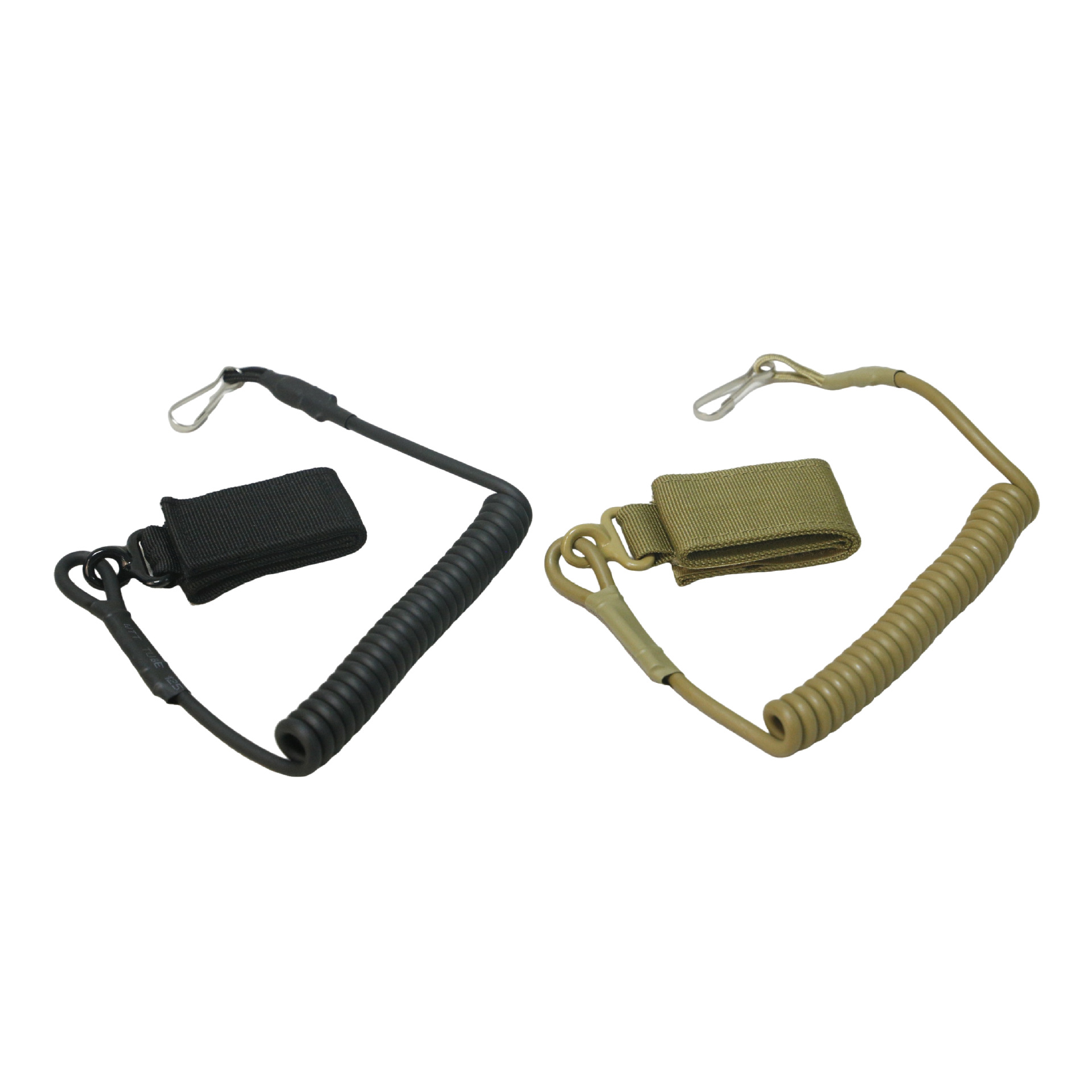 Cuerdas tácticas multifuncionales anti-perdida cuerda elástica cuerda de arma de resorte militar al aire libre cuerda elástica llavero