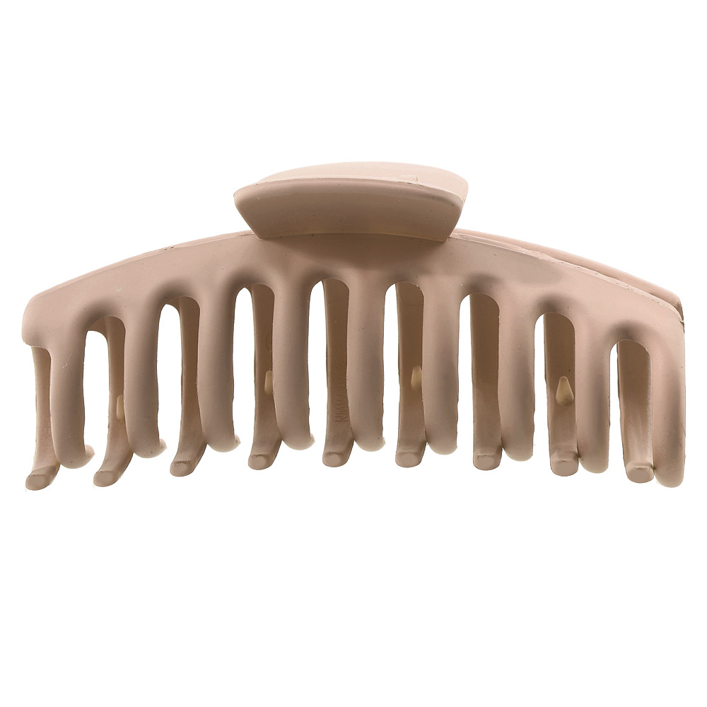 Women's Vintage Style Geometric Solid Color Plastic Resin Stoving Varnish Hair Claws display picture 6