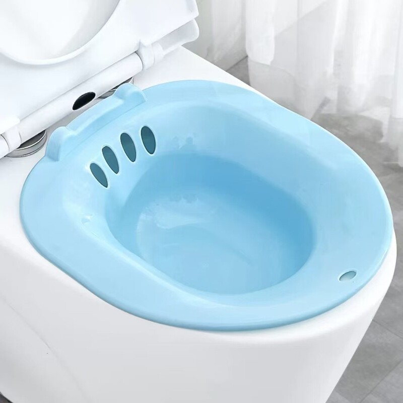 Sitting Bath Basin for Postpartum Care, Elderly, Pregnant Women, Hemorrhoid Steam Treatment, Washing of Private Parts for Postpartum Women, Toilet Care Basin, One-Piece Drop Shipping