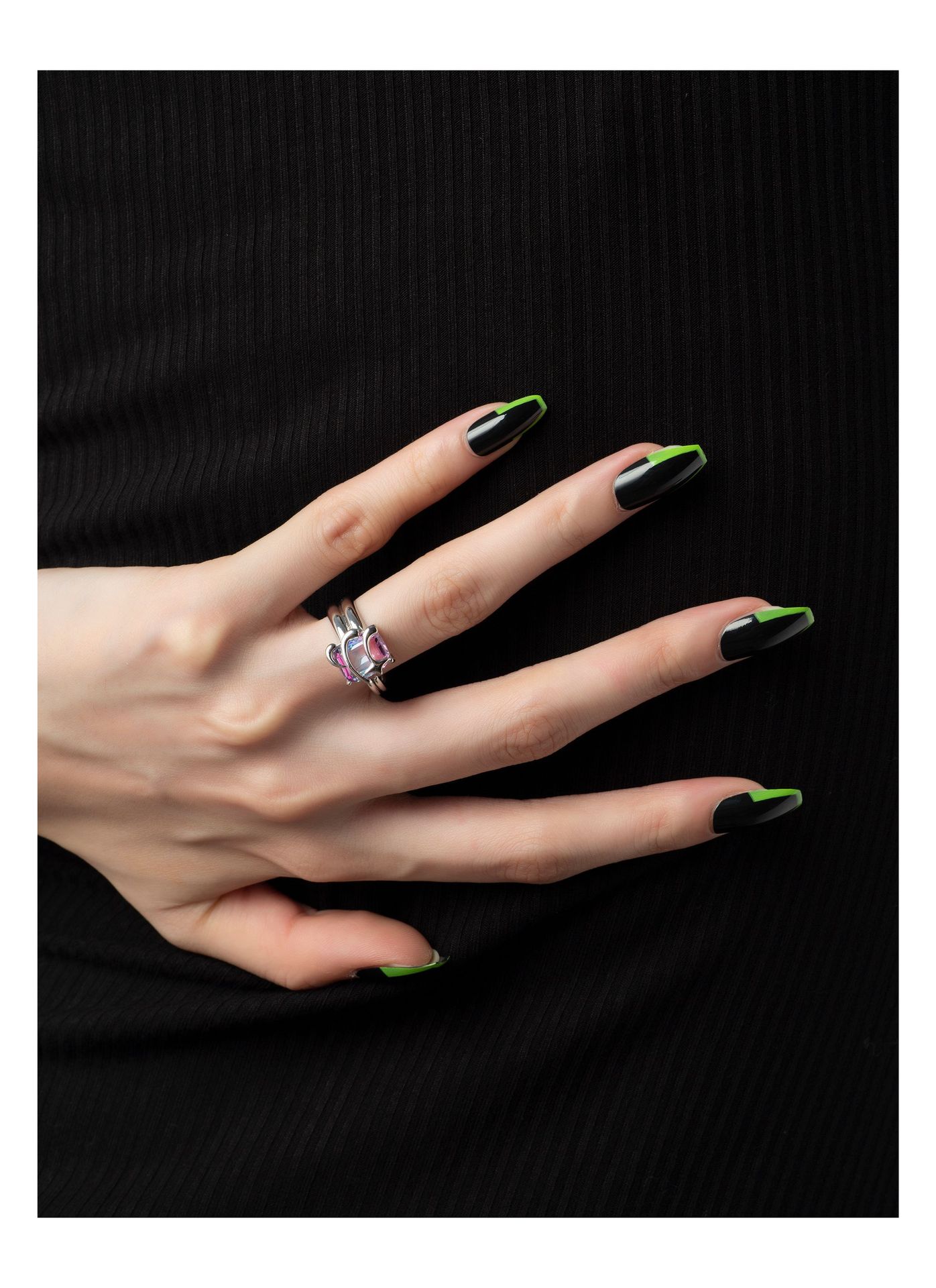 Fashion Star Copper Plating Zircon Open Ring