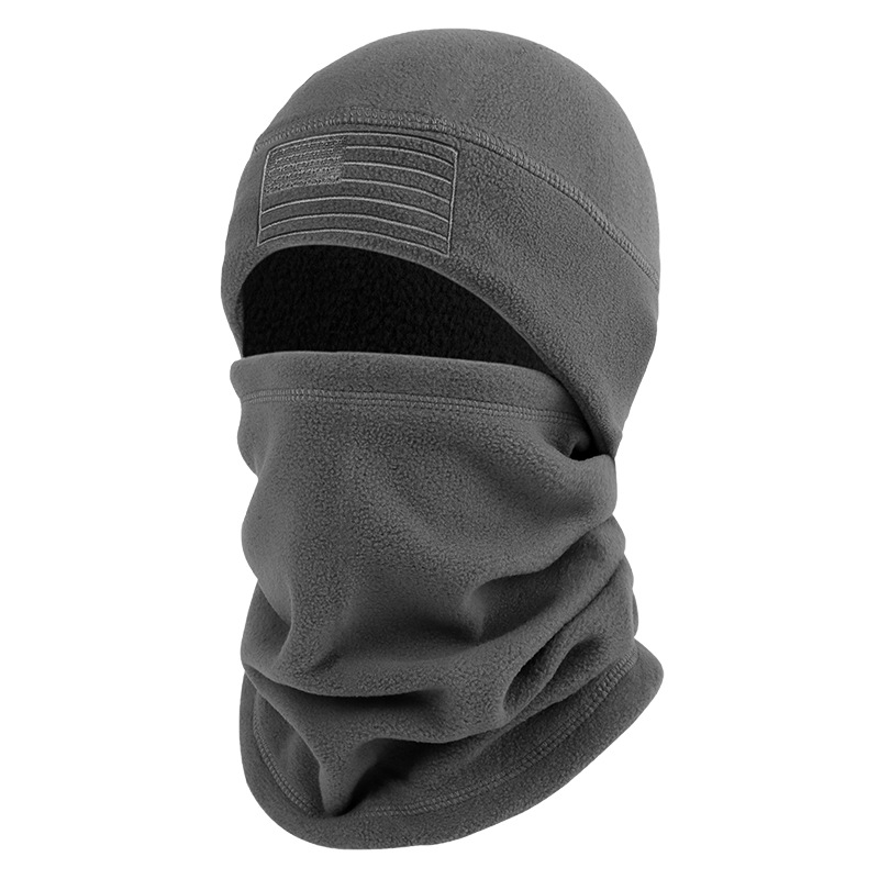 Fleece sombrero bandera americana invierno a prueba de viento caliente máscara esquí al aire libre Riding collar sombrerería estrella rayas orejeras
