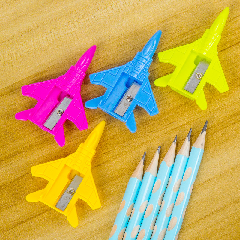 Sacapuntas de lápiz de modelado lindo mini avión sacapuntas Sacapuntas de lápiz creativo de dibujos animados Sacapuntas de lápiz de moda estudiante