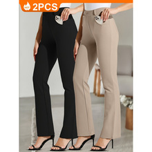 I 78240 Four-pocket Yoga Flared Pants �Ŀڴ��٤���ȿ�ŷ����
