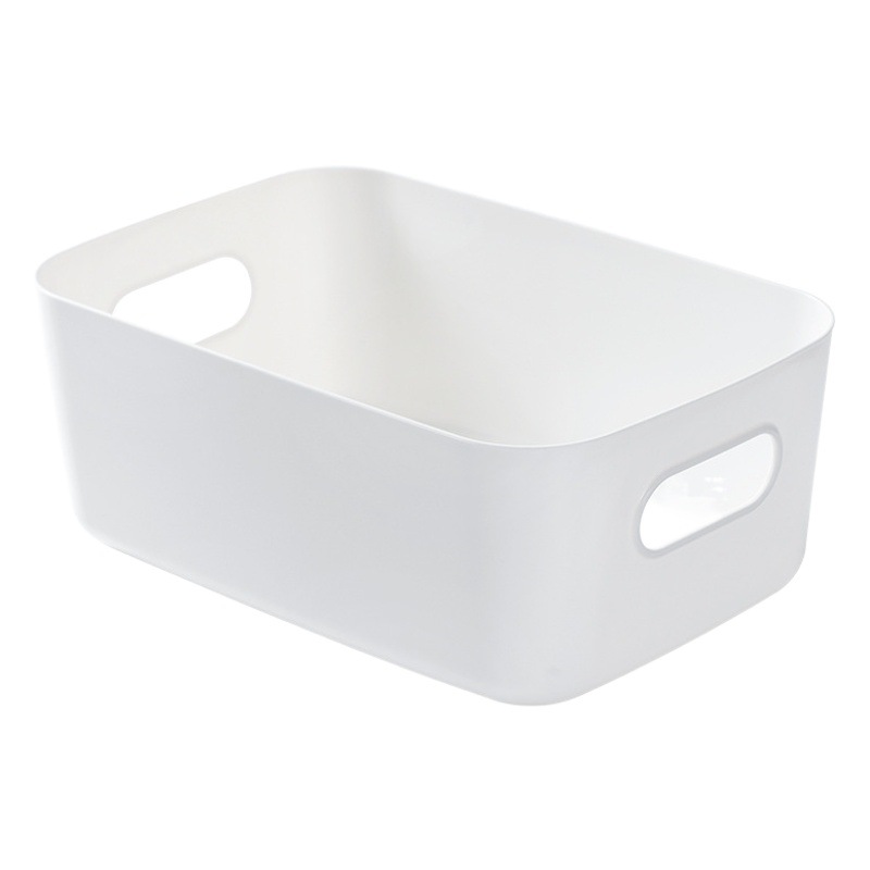 Caja de almacenamiento de plástico de escritorio caja de almacenamiento grande cosméticos misceláneas organización dormitorio caja de almacenamiento cesta de almacenamiento productos