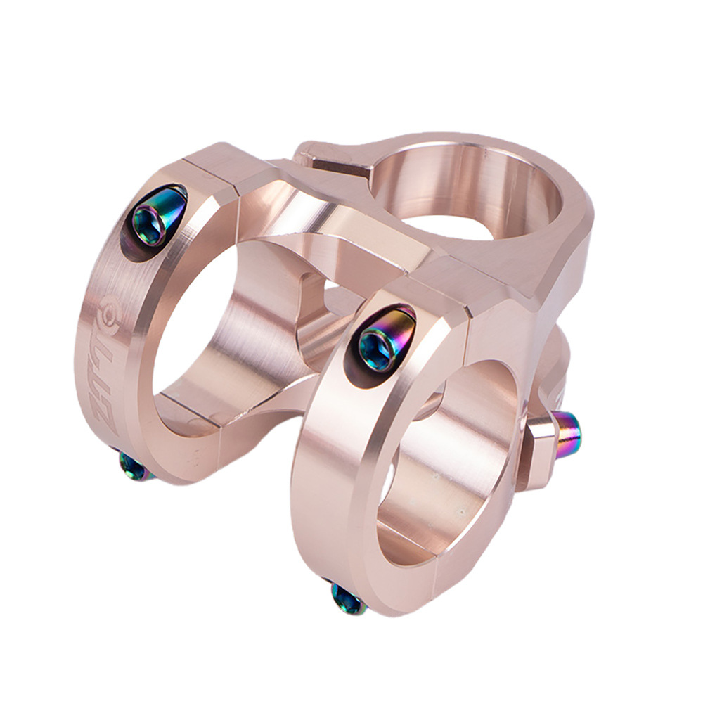 ZTTO manillar de bicicleta de montaña colorido mango corto elevador de velocidad de caída de aleación de aluminio completo CNC hueco 31,8*35mm