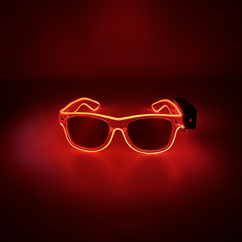 Amazon LED luminoso gafas bola personalizada el flash decoración bar disco partido regalo props fabricante