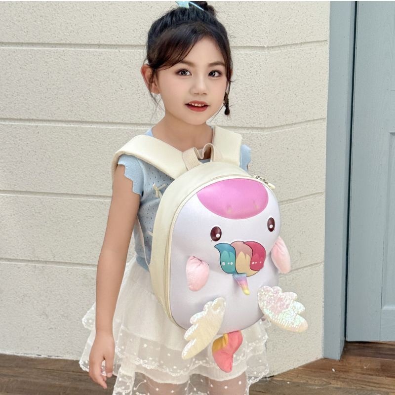 Animados lindos animales, mochila para niños y niñas, jardín de infantes mochila para bebés, mochila para niños de cáscara dura ligera
