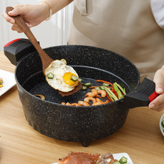 廠家新款家用燉煮煲湯料理鍋大容量多功能微壓鍋不粘鍋電熱鍋批發