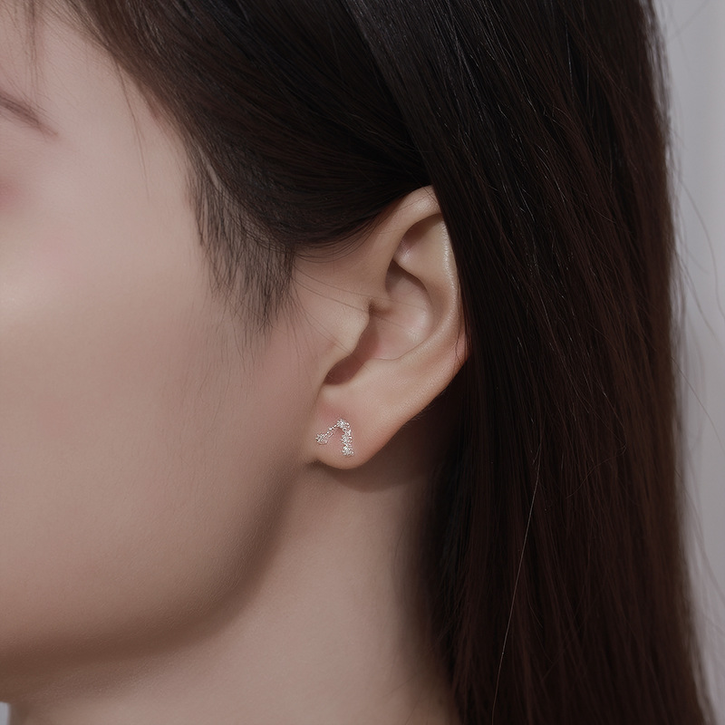 6g Weight Earrings Event & Party Supplies Rhinestones Inlay Material Ear Studs Classification 1 Pair Quantity Holiday Occasion 925 Sterling Silver Material Constellation Pattern Women'S Gender Fashion Style 1 Pair 925 Sterling Silver Rhinestones Constellation Ear Studs 1