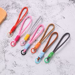 シンプルな多機能ストラップキーホルダー、携帯電話紛失防止ストラップ、Uディスクショートストラップペンダントキーホルダー