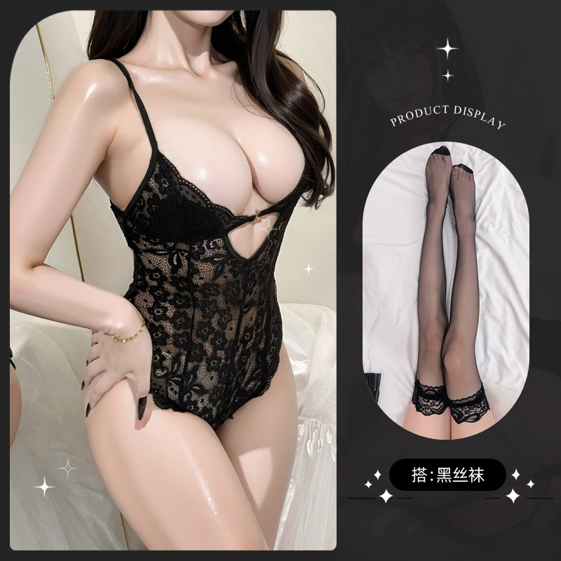 8842 블랙 + 블랙 스타킹