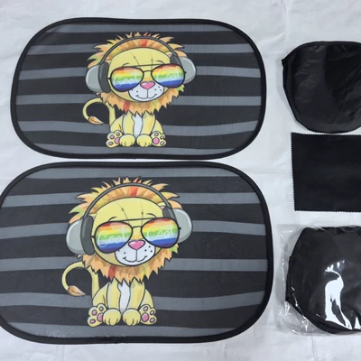 Heat Insulation Curtains, Cartoon Car Side — Sun shade