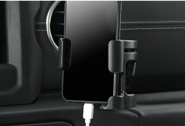 Applicable to JEEP JEEP Shepherd JL JLU modified air outlet water cup holder multifunctional car phone holder