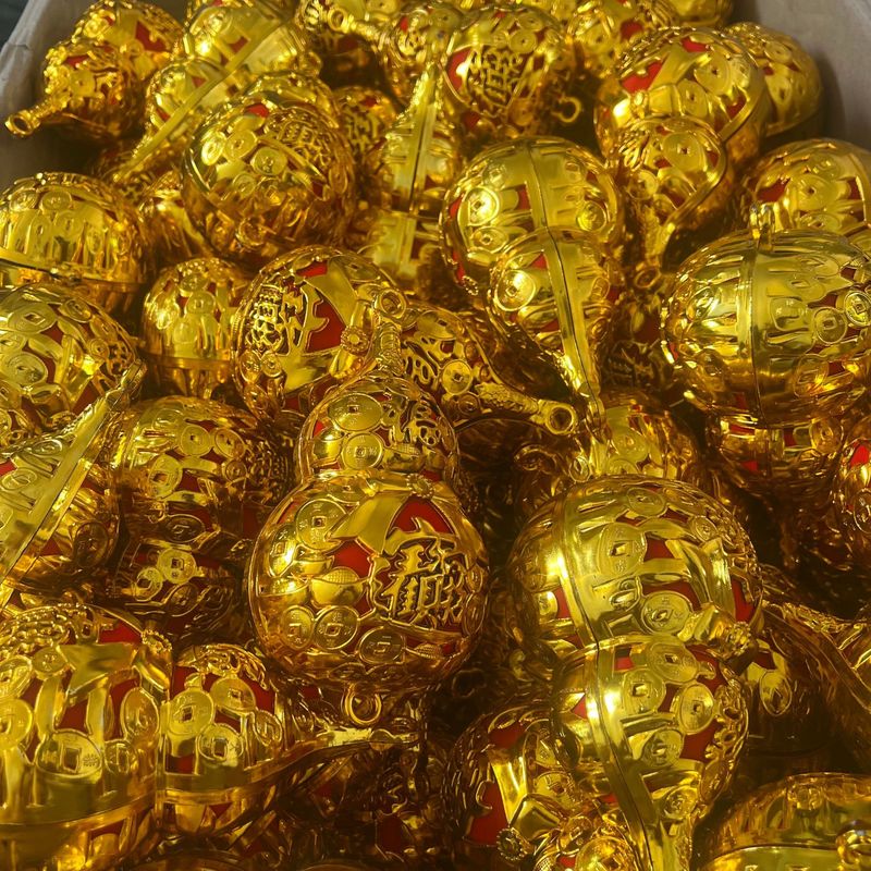 ホット販売お祝い大きなひょうたん祝福の言葉宝ひょうたん中国結びアクセサリー赤い背景 DIY 手作り結婚式の習慣ペンダント|undefined