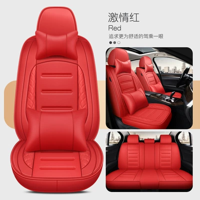 Car Seat Cushion Cover for: Four Seasons Pad - passion-red-deluxe-edition-general-purpose