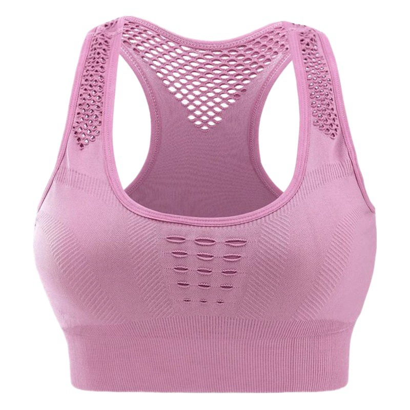 He Hu's Non-steel Ring Быстросохнущий впитывающий пот Спортивный бюстгальтер для фитнеса и йоги Ударопрочный бюстгальтер для бега Спортивное нижнее белье для женщин