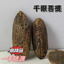 千眼菩提风化原籽老料黑料精挑千眼菩提风化果文玩单颗男女