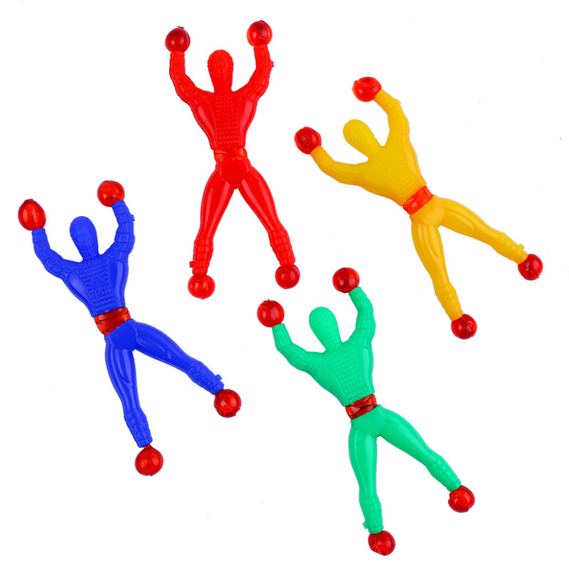 벽 등반 스파이더 맨 (컬러 혼합 머리)