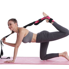 ヨガストレッチバンド段式ストレッチバンド靭帯ストレッチバンド足首関節矯正ベルトリハビリ補助訓練