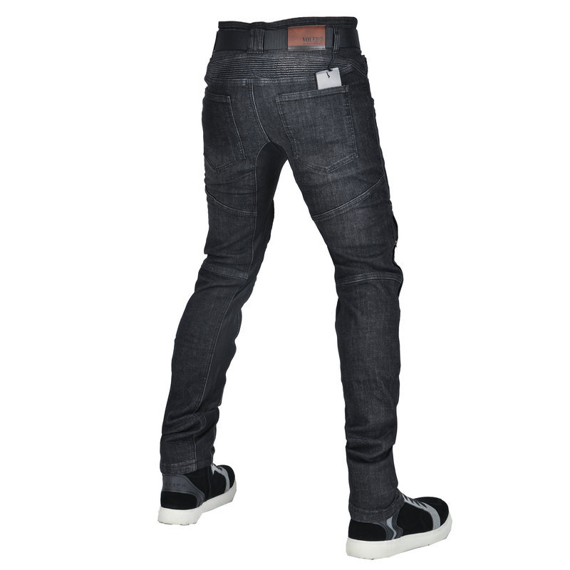 VOLERO motocicleta jeans hombres Kevlar verano malla motocicleta montar pantalones anti-caída equipo de protección de silicona