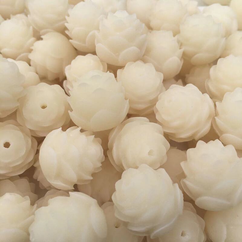 Bodhi Root Carving Five-layer Lotus Bodhi Root Lotus Bead Bracelet Pendant Accessories DIY Accessories
