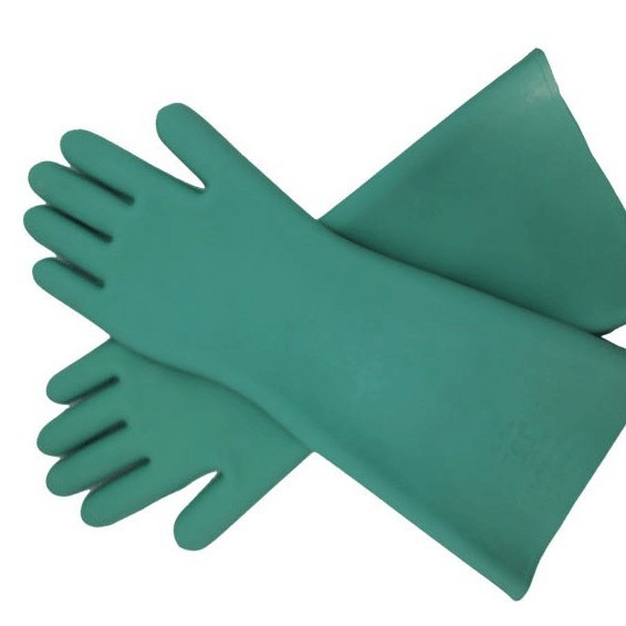 踏雪牌耐酸碱防化手套 橡胶材质 工业手套 劳保防污手套手部防护