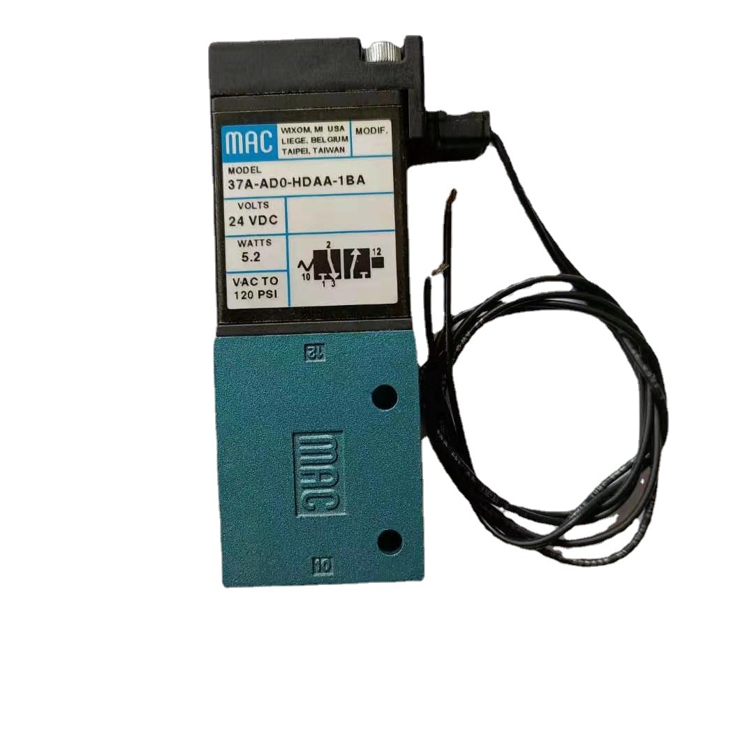 美国MAC高频电磁阀二位三通直动式高速响应37A-AD0-HDAA-1BA